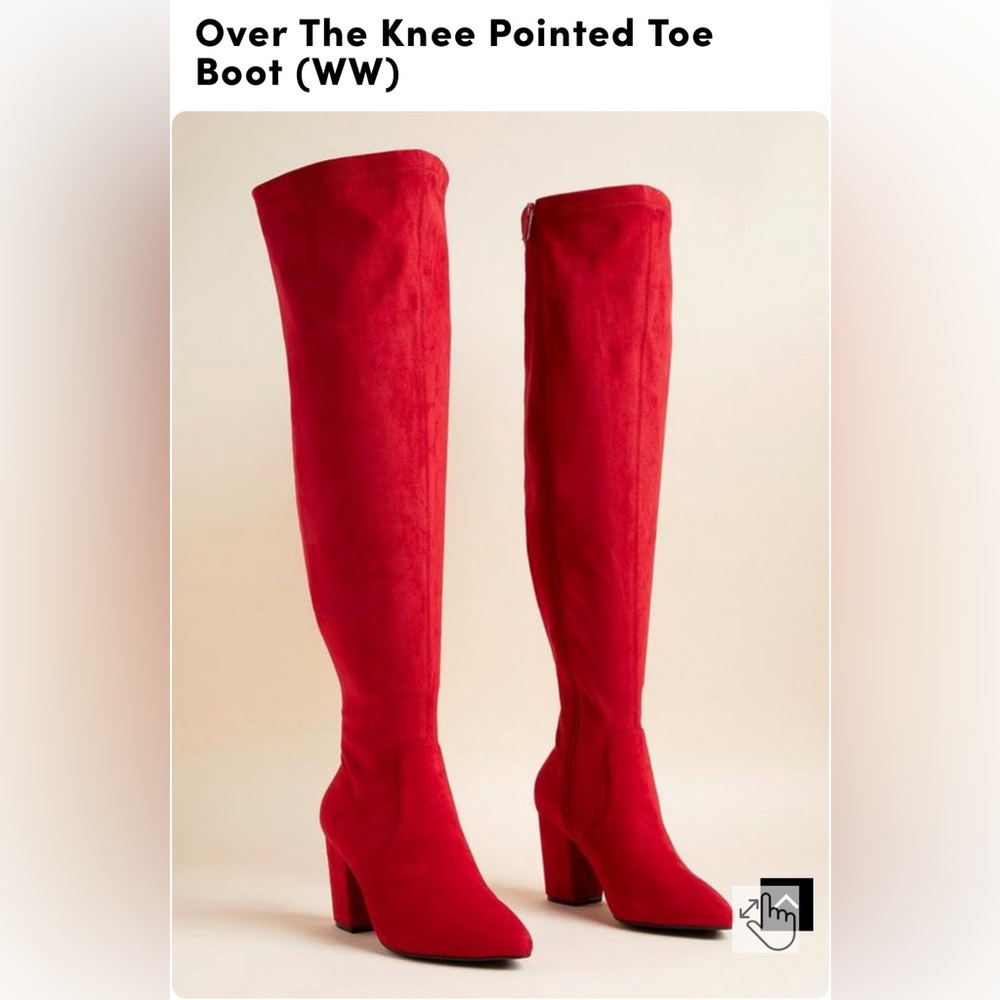 TORRID brand RED boots!